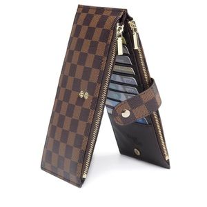 BROWN LUX Multi Card Wallet with RFID Blocking Protection *NEW*